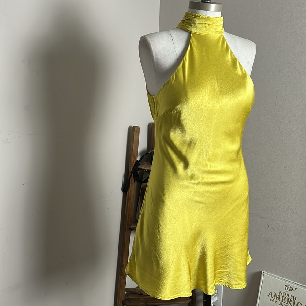MESHKI Claire A-Line Mini Dress size M - Picture 4 of 14